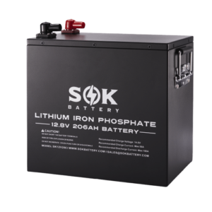 SOK 12V 206Ah Heated Lithium Battery