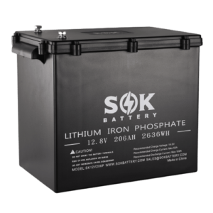 SOK 12V 206Ah Marine Grade Lithium Battery